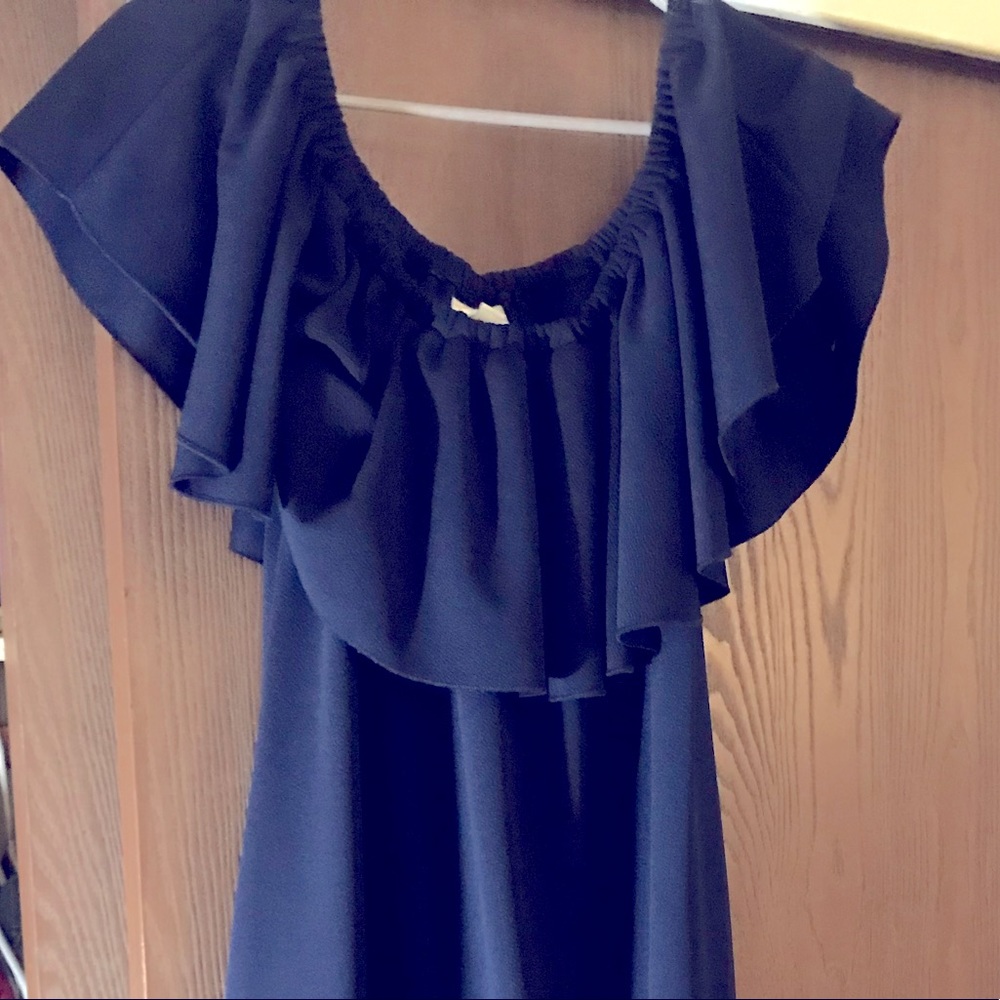 Blue dress